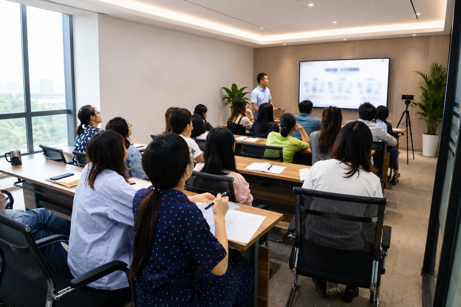 CHINA ISUZU team attending an export and product training session